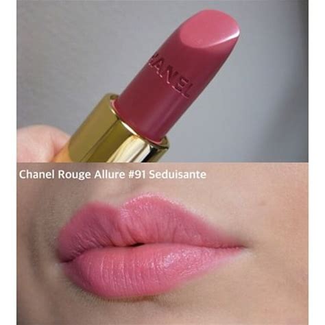 chanel rouge allure 91 seduisante review|chanel rouge allure lipstick 91.